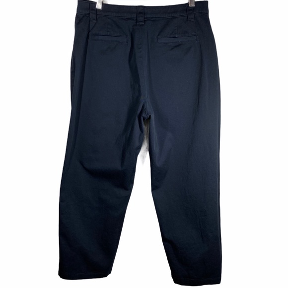 LL Bean Classic Fit Stretchy Casual Pants Black Size 14 Regular - Picture 2 of 5